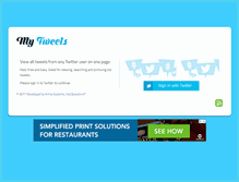 Tablet Screenshot of mytweets.com